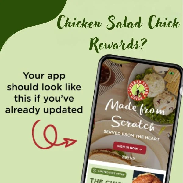 chicken salad chick reward