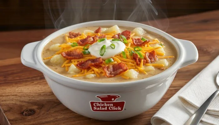 chicken salad chick loaded potato soup