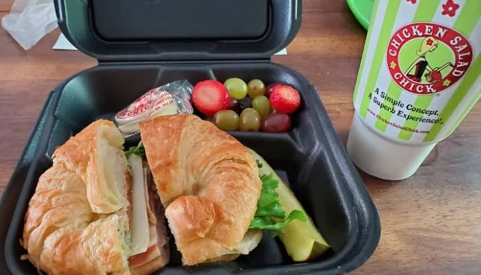 Chicken Salad Chick Turkey Pesto Sandwich